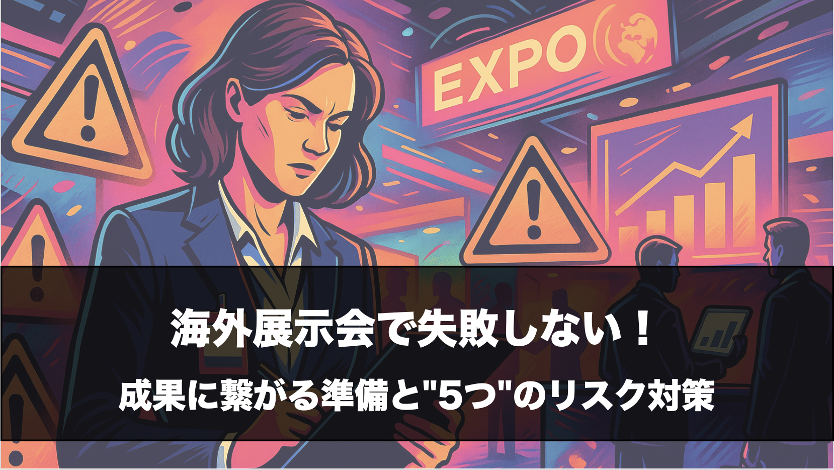 海外展示会で失敗しない！成果に繋がる準備と”5つ”のリスク対策