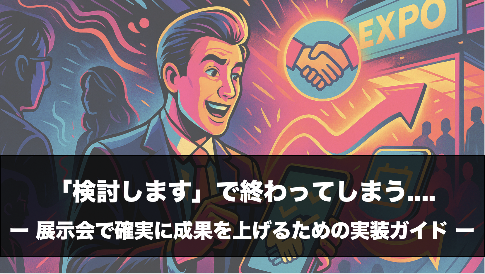 「検討します」で終わってしまう…. ー 展示会で確実に成果を上げるための実装ガイド ー